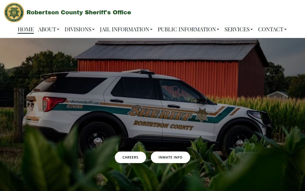 Robertson County sheriff source for 24 hour release records