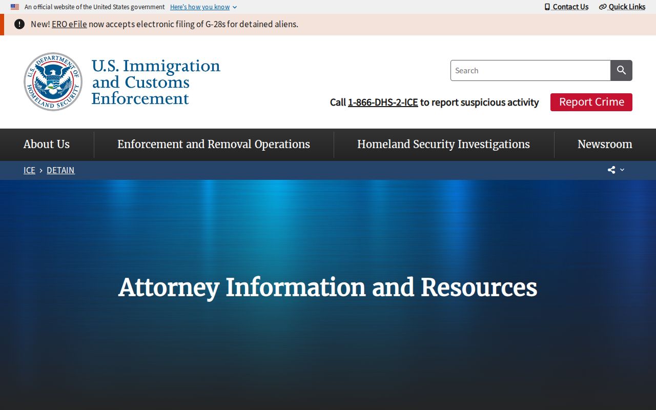 ICE 60-day detainee release locator guidance for Robertson County custody follow-up